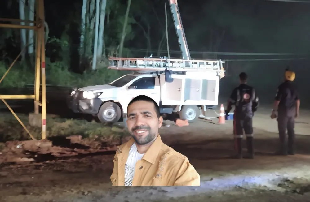 Homem morre eletrocutado enquanto trabalhava em rede elétrica