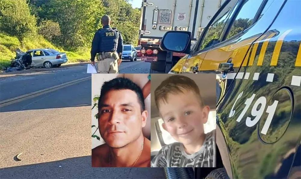 Ederson e Nicolas foram as vítimas fatais no acidente ocorrido na BR-386 - Foto: PRF/Especial