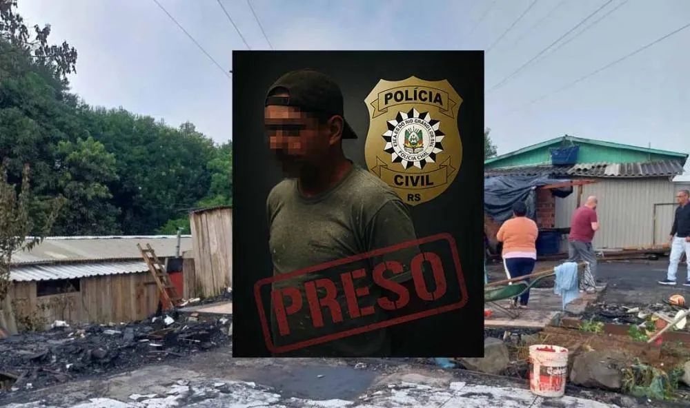 Polícia prende em Porto Alegre acusado de incendiar casa da ex-companheira
