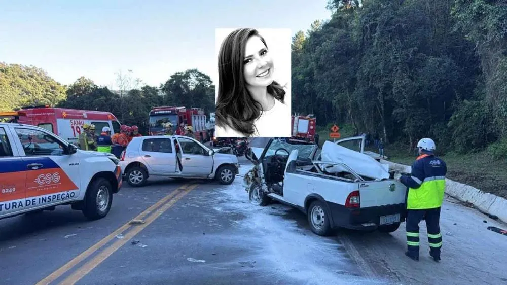 Colisão entre dois veículos deixa mulher morta e criança e idoso feridos