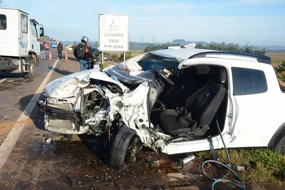 Apesar da gravidade do acidente, estado de saúde de César Gabardo é considerado estável - Foto: Álvaro Pegoraro/Folha do Mate/Especial