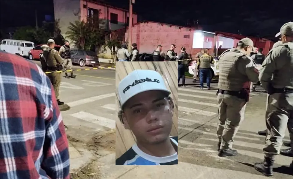 Arthur Marques (foto menor) foi um dos mortos no confronto policial - Foto: