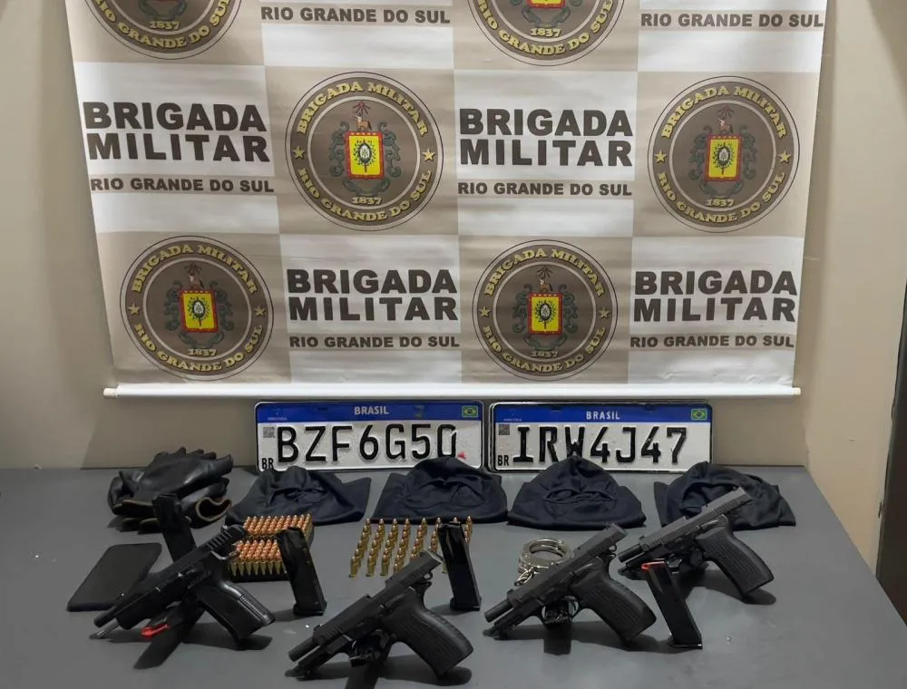 Brigada Militar frustra tentativa de homicídio e prende nove criminosos