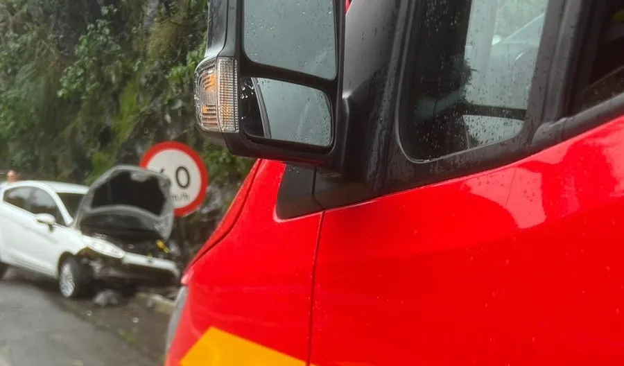 Bombeiros atenderam a ocorrência, mas o motorista negou o atendimento - Foto: Corpo de Bombeiros de Bento Gonçalves/Especial