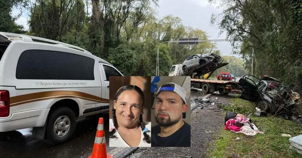 Josemara e João Vitor viajavam para ver familiares em Júlio de CAstilhos - Foto: PRF/Especial