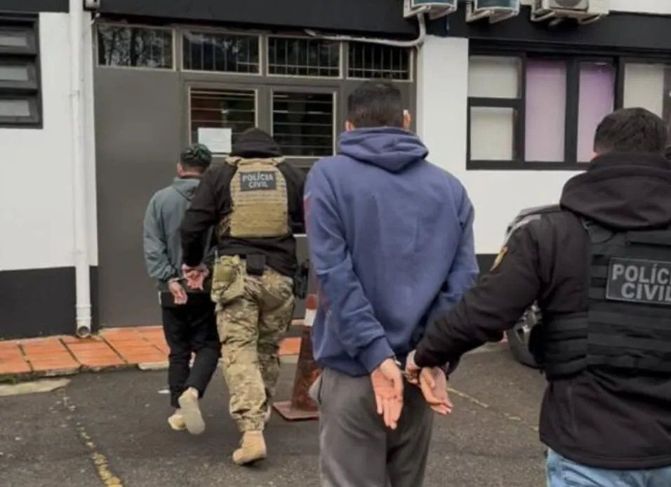 Criminosos foram recolhidos à Penitenciária Estadual de Bento Gonçalves - Foto: Polícia Civil/Especial