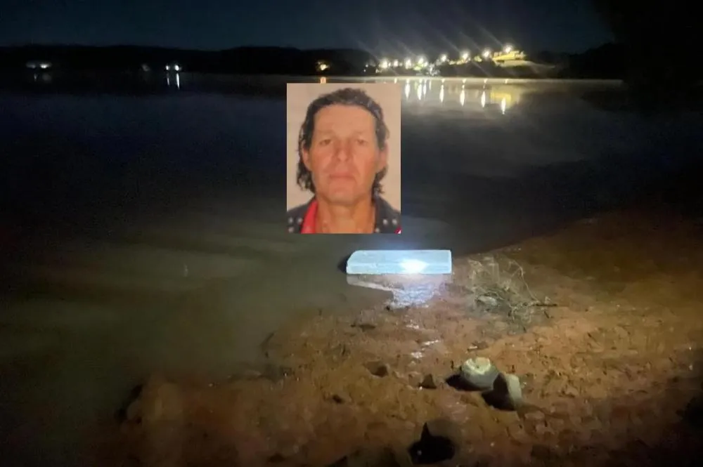 Corpo de Volmar dos Santos foi encontrado boiando na barragem - Foto: Corpo de Bombeiros/Especial