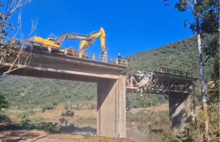 Obras da nova ponte de Santa Bárbara finalmente começaram