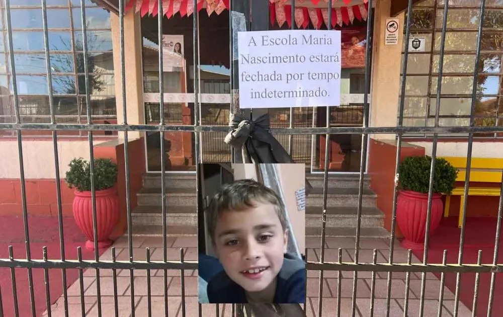 Vitor André Kungel Gambirazi (foto menor) tinha apenas 9 anos - Foto: Reprodução/Especial