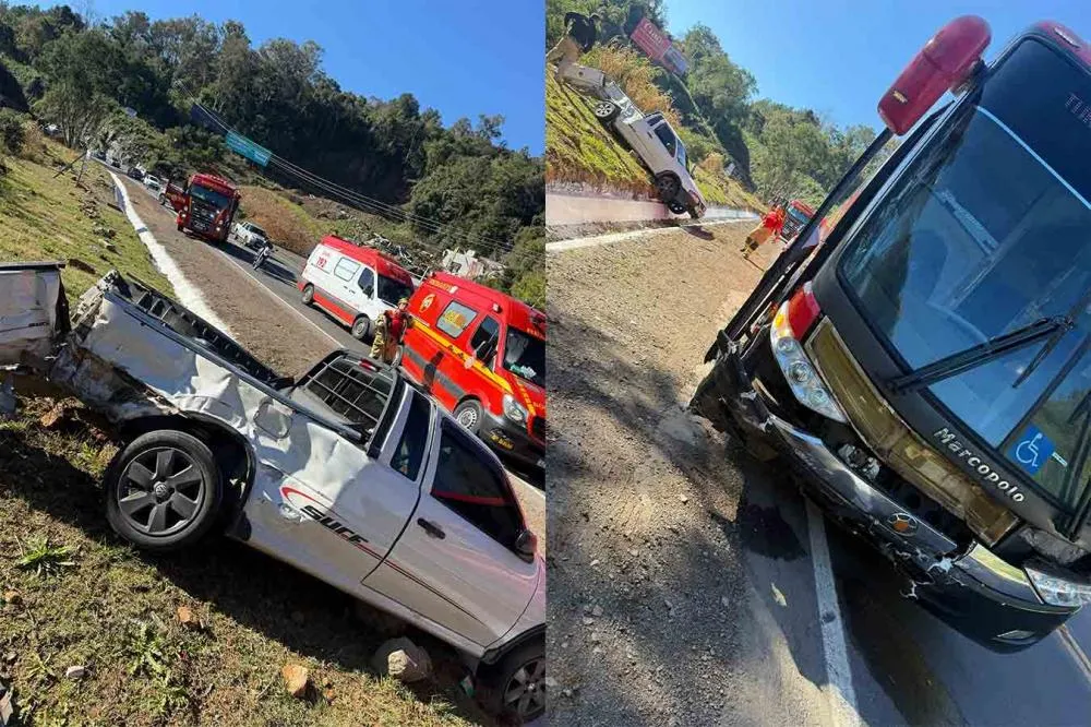 Fotos: Corpo de Bombeiros de Bento Gonçalves/Especial