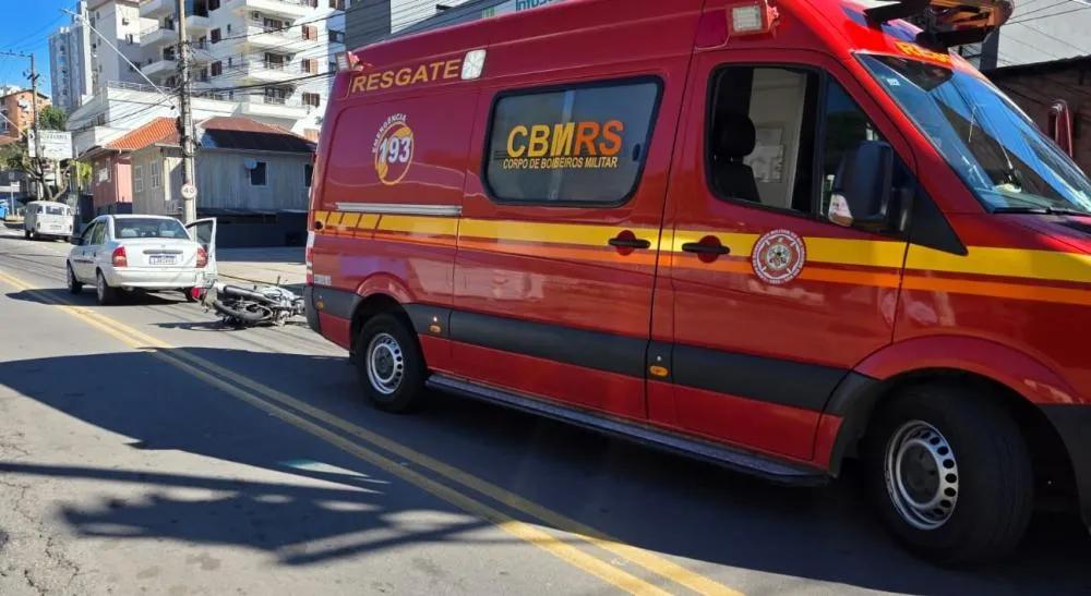 Condutor da motocicleta reclamava de dores na região do quadril - Foto: NB Notícias
