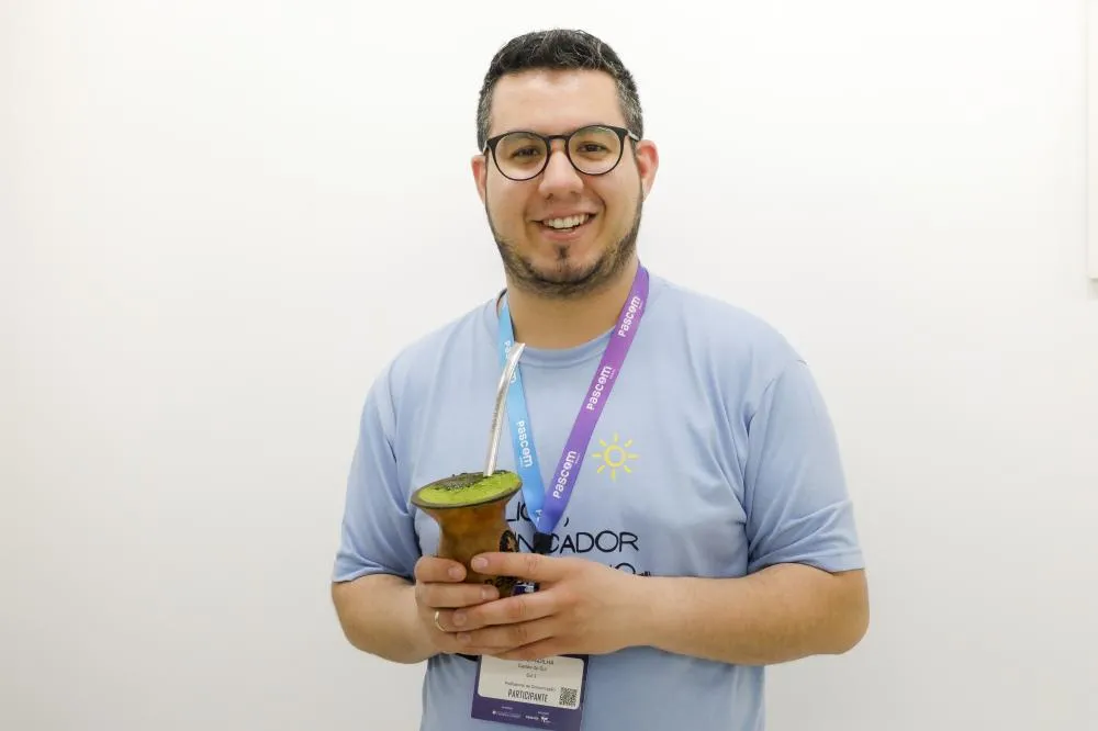 Felipe Padilha é responsável pela comunicação da Paróquia Santo Antônio - Foto: Maurício Aoki/Especial