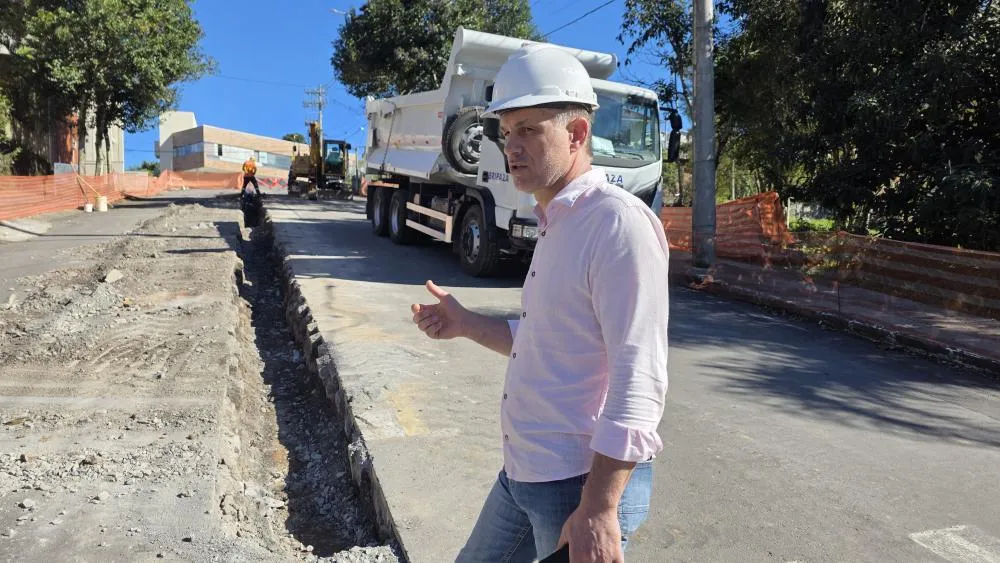 Lutero Cassol acredita que em 18 meses a obra estará concluída - Foto: NB NOTÍCIAS/Especial