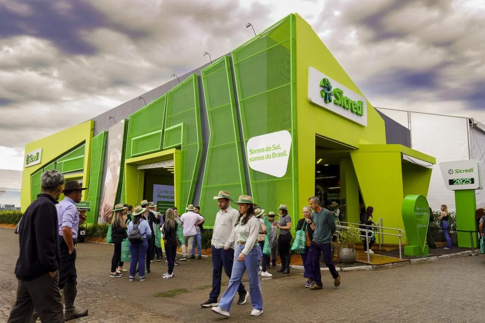 Espaço Sicredi foi um dos mais visitados por produtores na Expointer 2025 - Foto: Jonatas Garcia/Especial 