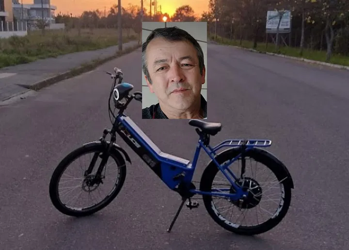 João Paulo Fernandes da Silva saiu do bar em sua bicicleta elétrica e não foi mais visto - Foto: Reprodução/Especial