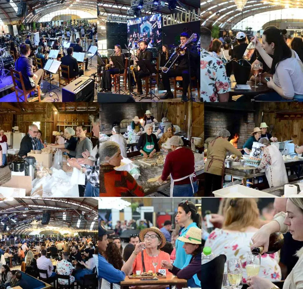 Serão quatro finais de semana de muitas atrações na cidade de Garibaldi - Fotos: Fenachamp/Especial