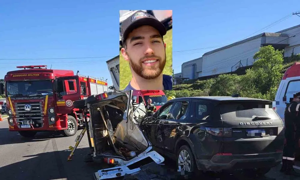 Rodrigo Zanon tinha 26 anos e era morador da cidade de Garibaldi - Foto: Corpo de Bombeiros de Bento Gonçalves/Especial