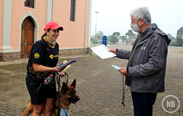 SANTUÁRIO: Zeus é o primeiro animal a completar a rota Caminhos de Caravaggio