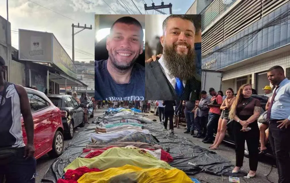 Policiais Marcus Vinícius de Carvalho e Rodrigo Velloso estão entre os mortos no confronto - Foto: Betinho Casas Novas/G1/Especial