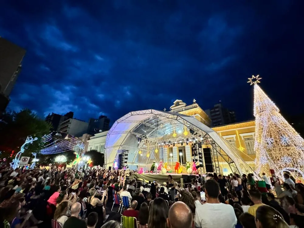 Shows de Natal devem reunir milhares de pessoas na Via del Vino - Foto: Prefeitura de Bento Gonçalves/Especial