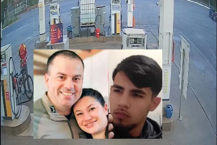 Imagens de um posto de combustíveis pode ajudar a esclarecer os crimes - Foto: Reprodução/Especial 