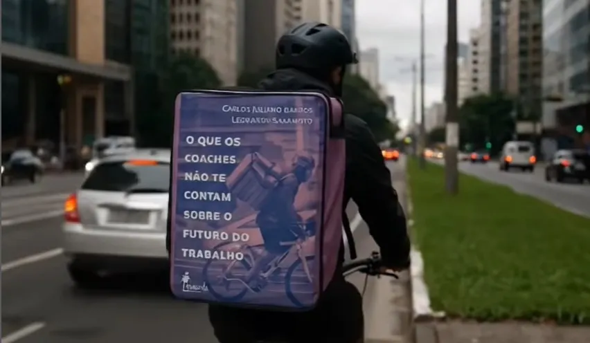 Livro traz uma reflexão importante sobre as regras do sistema de trabalho por aplicativo - Fotos: Reprodução/Especial