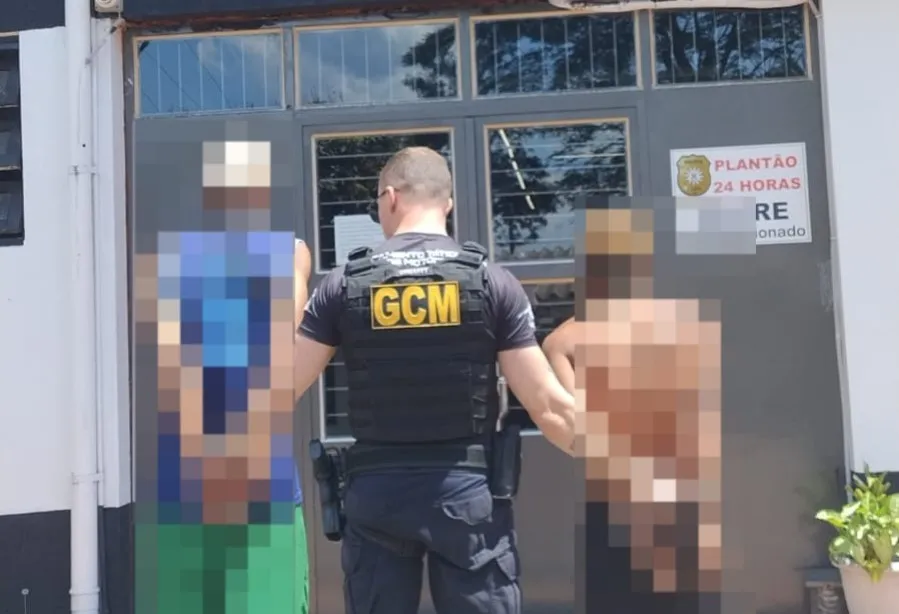 Comunicação rápida do crime permitiu que os acusados fossem presos - Foto: GCM/Especial
