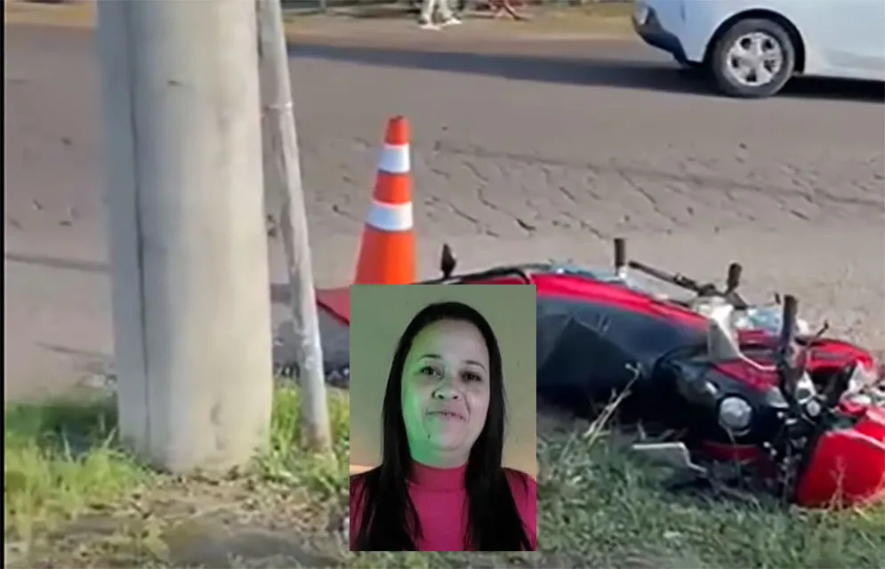 Motorista atropela casal em motocicleta e foge do local do acidente