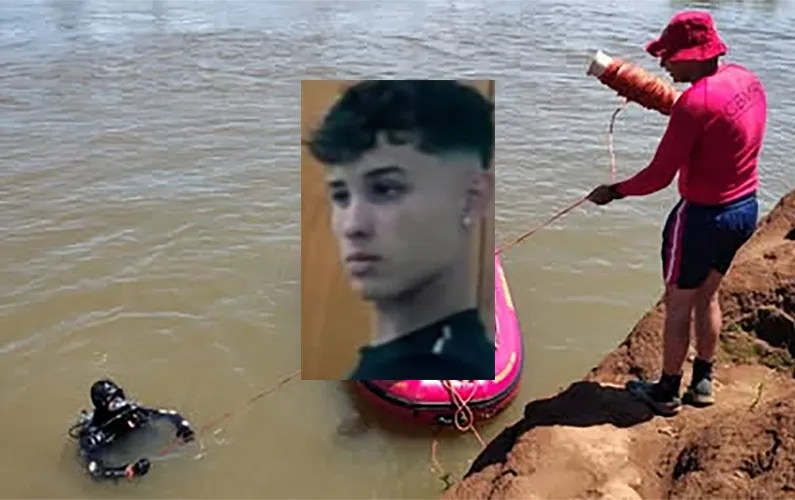 Nicolas Nunes tinha 16 anos e estava tomando banho no rio com amigos - Foto: Reprodução/Especial