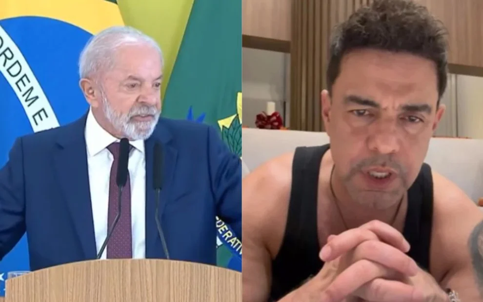 Lula demonstrou seu descontentamento com postura de Zezé - Fotos: Reprodução/Especial