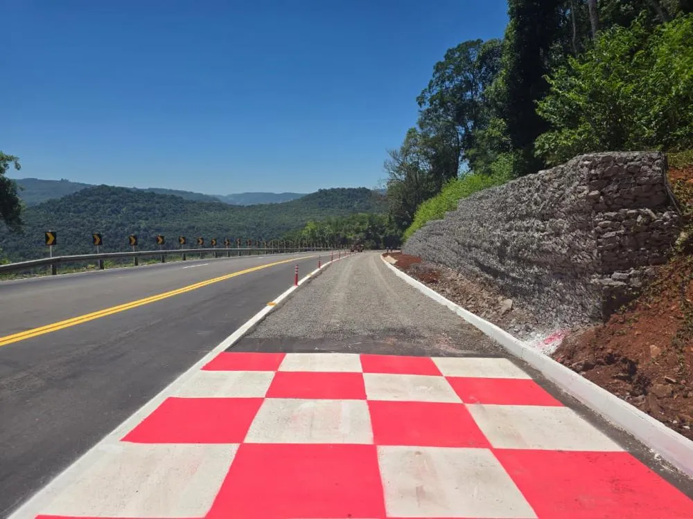 Primeira rampa de escape do RS é inaugurada na ERS-129 