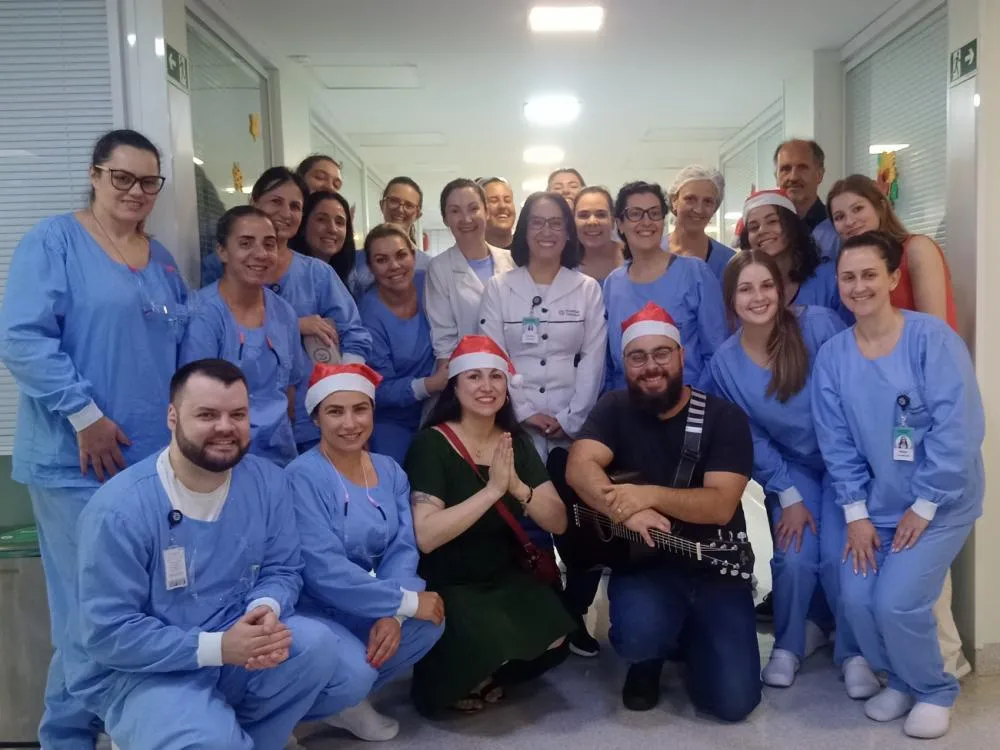 Canções emocionaram pacientes, familiares e funcionários do hospital - Fotos: Alexandre Brusa/Especial