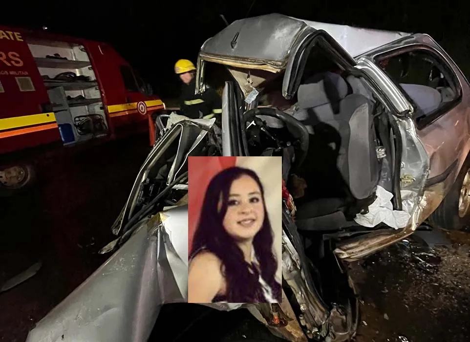 Camila Lima tinha 23 anos e era moradora de Capão Bonito do Sul - Foto: Corpo de Bombeiros/Especial