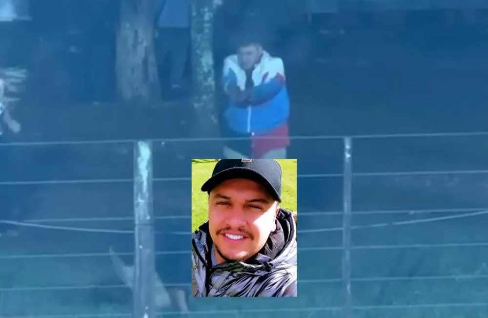 Execução de Tiago Bueno foi filmada por populares que estavam no parque de rodeios - Foto: Reprodução/Especial