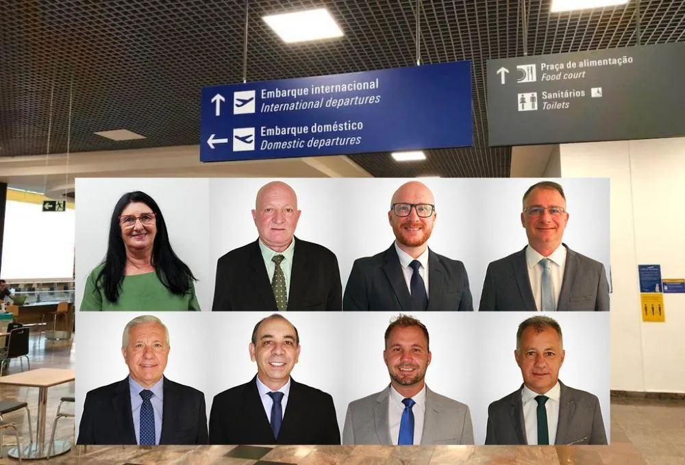 Vereadores que aparecem na imagem foram os que mais utilizaram as diárias em 2025 - Fotos: Reprodução/Especial