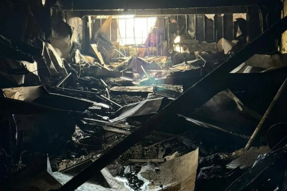 Incêndio destruiu 85% do empreendimento, que seria inaugurado em novembro de 2025 - Foto: Reprodução/Especial