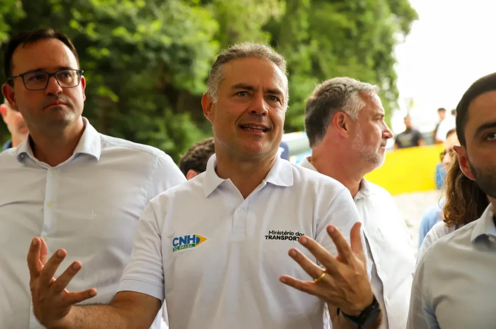 Renan Filho disse que a obra da BR-470 é uma das mais importantes já realizadas no país - Foto: Neimar de Cesaro/Agencia RBS/Especial