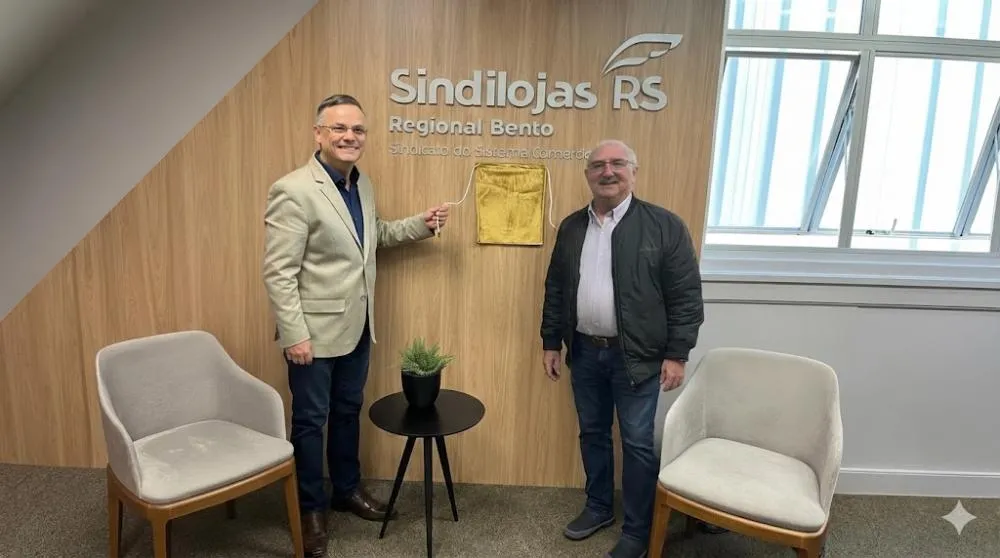 Daniel Amadio passara o comando do Sindilojas para Plínio Mejolaro - Foto: Reprodução/Especial