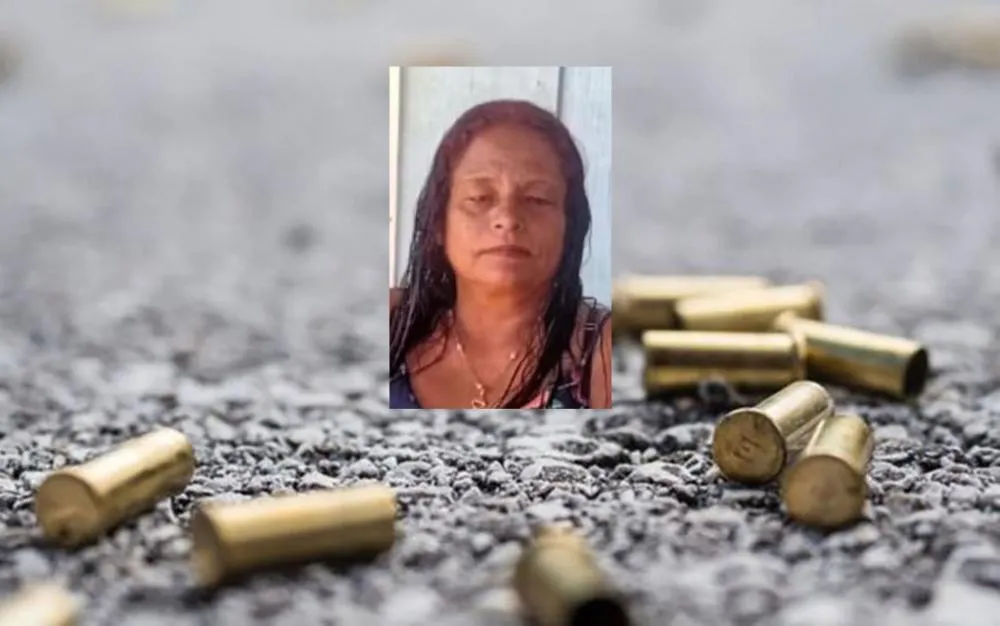 Tereza da Silva tinha 50 anos e foi alvejada na frente de casa - Foto: Reprodução/Especial NB