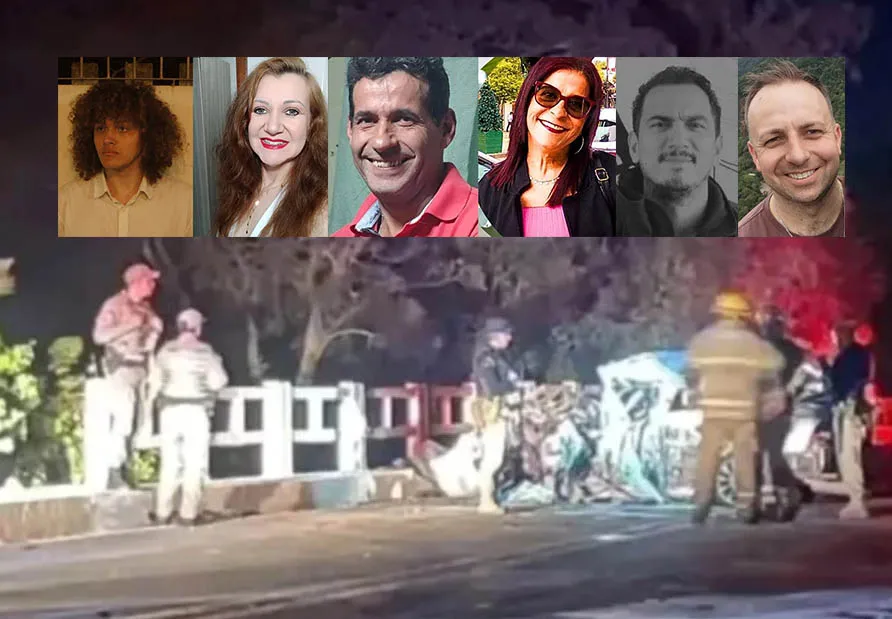 Joaquin, Rosilane, Mário, Celoí, Tiago e Moises foram algumas vítimas fatais do trânsito neste Carnaval - Fotos: Reprodução/Especial NB