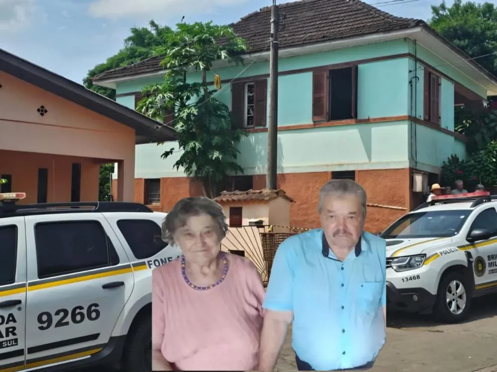 João e Doraci de Silva foram sepultados no Cemitério Católico de Brochier nesta sexta-feira, 20 - Foto: Brigada Militar/Especial NB