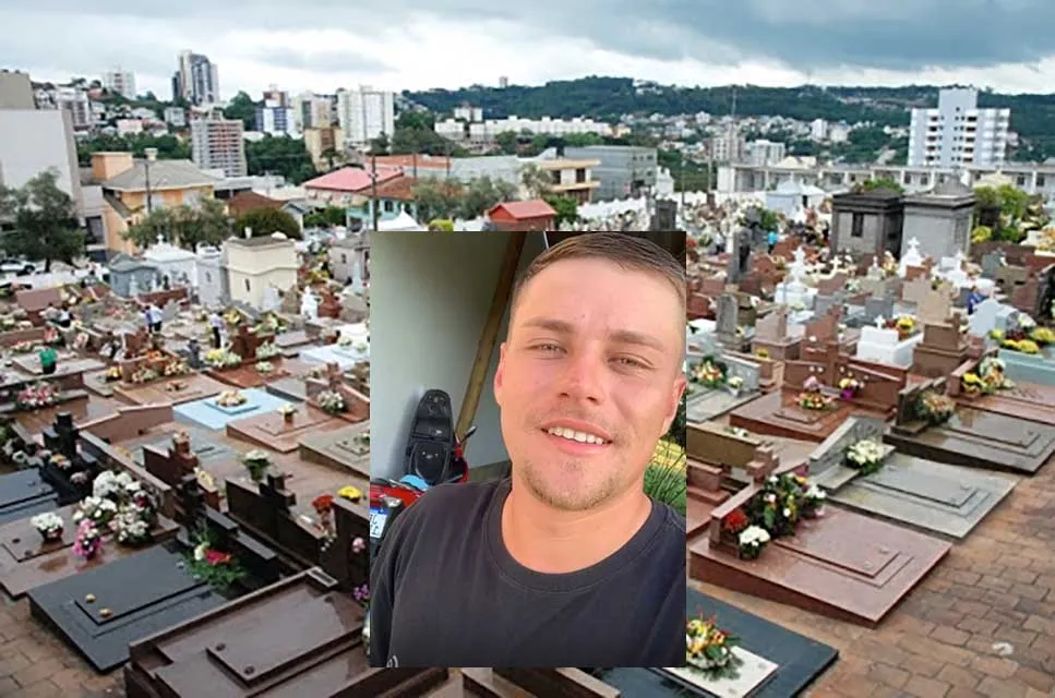 O corpo de Anderson Carminatti será sepultado na manhã deste sábado, 20, no Cemitério Municipal Central - Foto: Reprodução/Especial NB