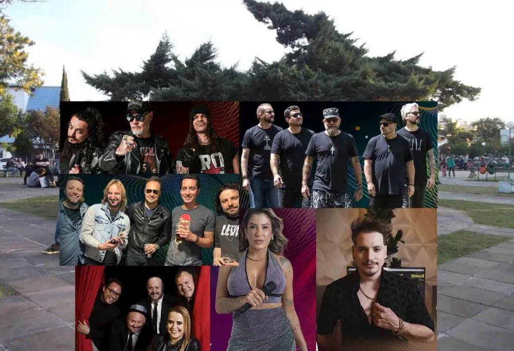 Grandes atrações tomam conta da praça da Igreja Redonda de sexta a domingo - Fotos: Reprodução/Especial NB