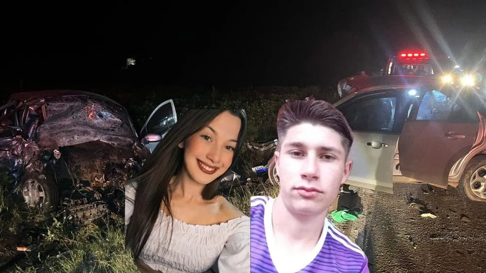 Jennifer Celeste e Jonathan Gabriel eram namorados e morreram antes mesmo da chegada do socorro - Fotos: Reprodução/Especial NB Notícias