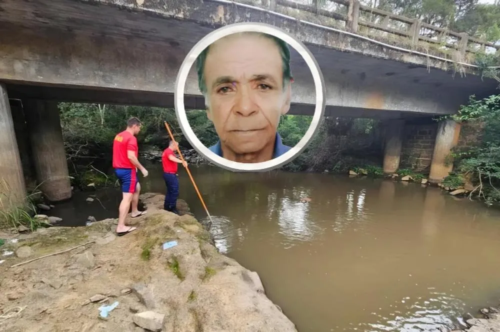 O corpo de Antônio da Rosa foi sepultado neste domingo, 29 - Foto: Corpo de Bombeiros / Divulgação 