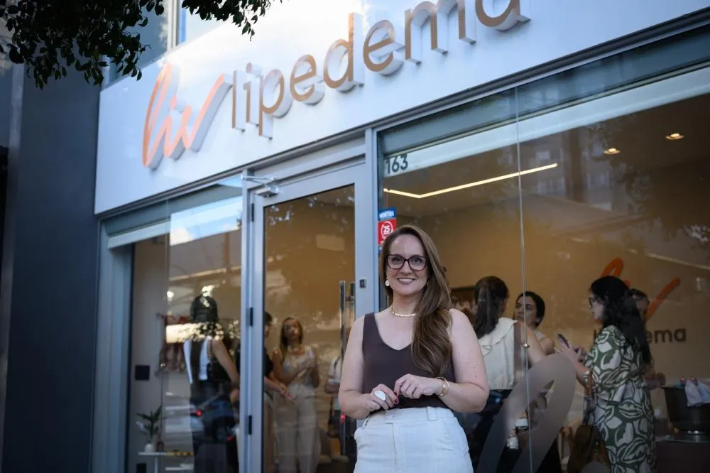 Andressa Bresolin vive com a lipedema e criou técnicas para minimizar os problemas - Fotos: Rudi Kusminsky/Especial NB