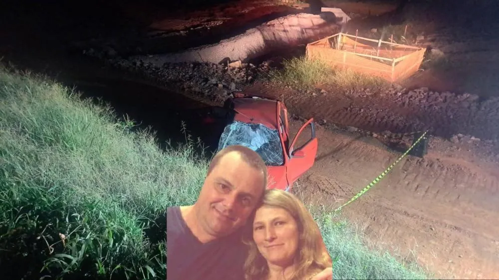 Luciano e Janice Wentz foram as vítimas fatais no acidente - Foto: Canal do Muller/Especial NB