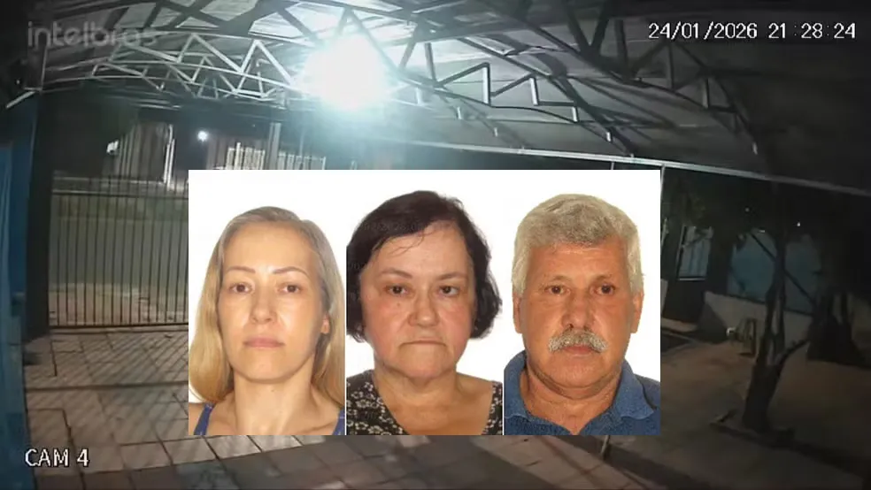 Corpos de Silvana, Dalmira e Isail ainda não foram localizados - Fotos: Reprodução