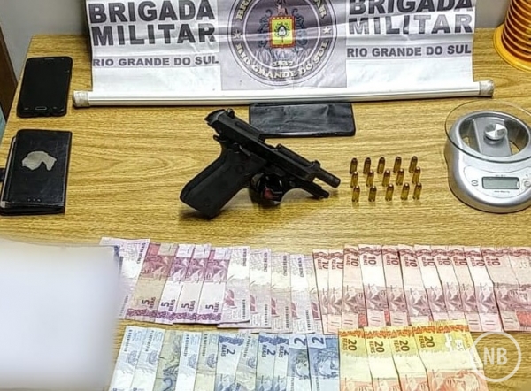 Brigada Militar prende homem por porte ilegal de arma de fogo no Maria Goretti