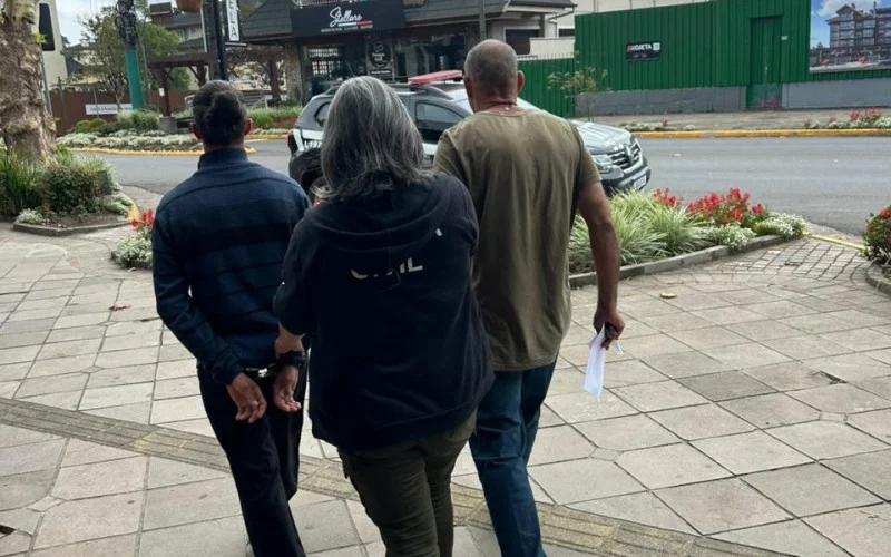 Homem é preso suspeito de estupro de vulnerável em Canela. (Foto: Polícia Civil)